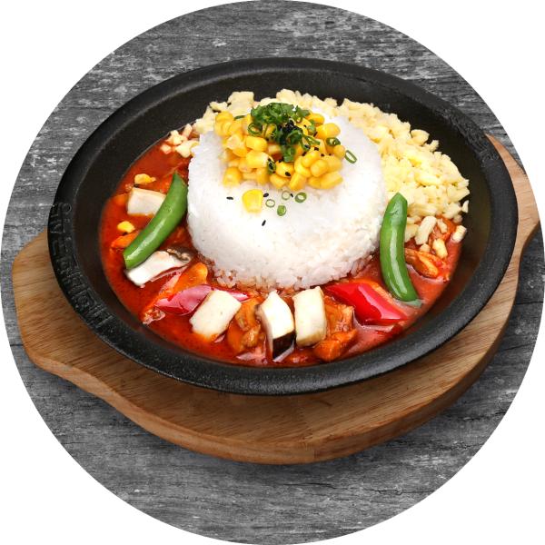 韩国春川鸡芝士饭