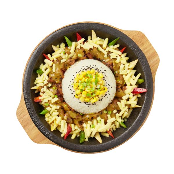 咖喱鸡肉芝士饭